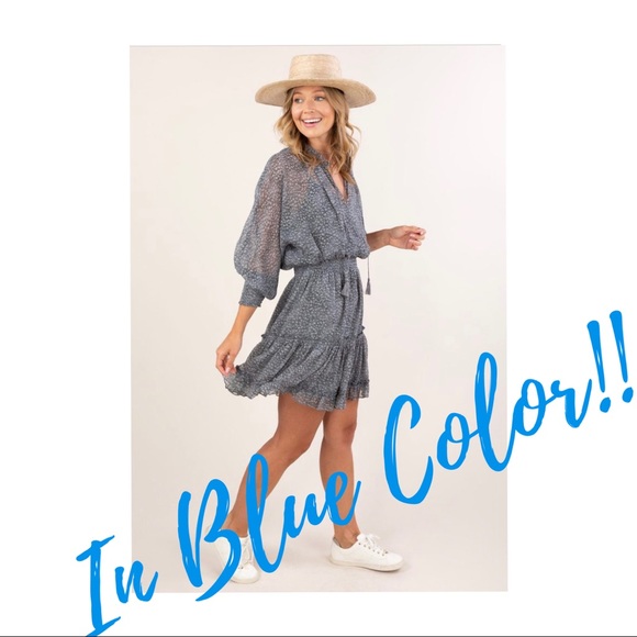 Baby Blue LOVESTITCH Dress Medium ~ worn once! - Picture 7 of 9